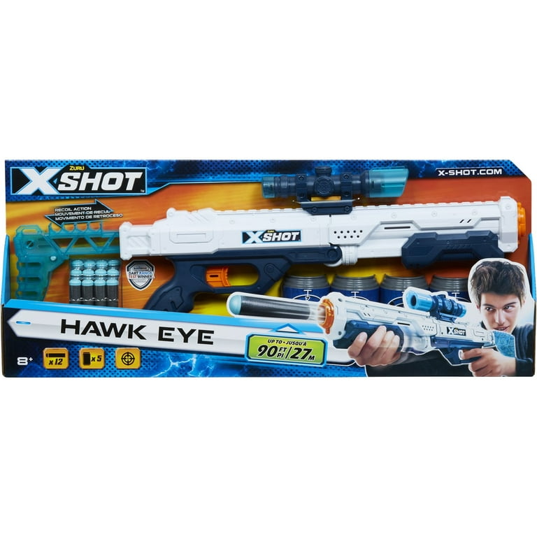 X-Shot Excel Hawk Eye Foam Dart Blaster (16 Darts) by ZURU
