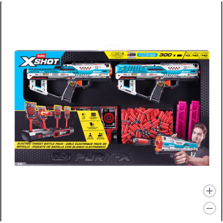 Zuru X-Shot Pro Fury-X Battle Blaster, 2-pack - Walmart.com