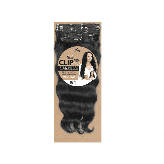 Zury Natural Dream Clip On Hair Extensions Ocean Wave 18"