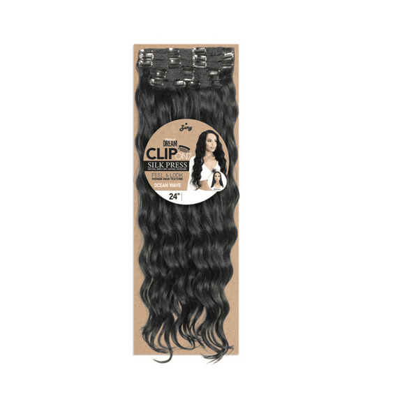 Zury Natural Dream Clip On Hair Extensions Ocean Wave 24"
