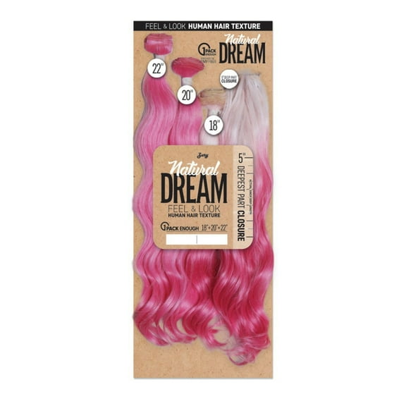 Zury Natural Dream Multi Body 18" 20" 22″, NATURAL BLACK