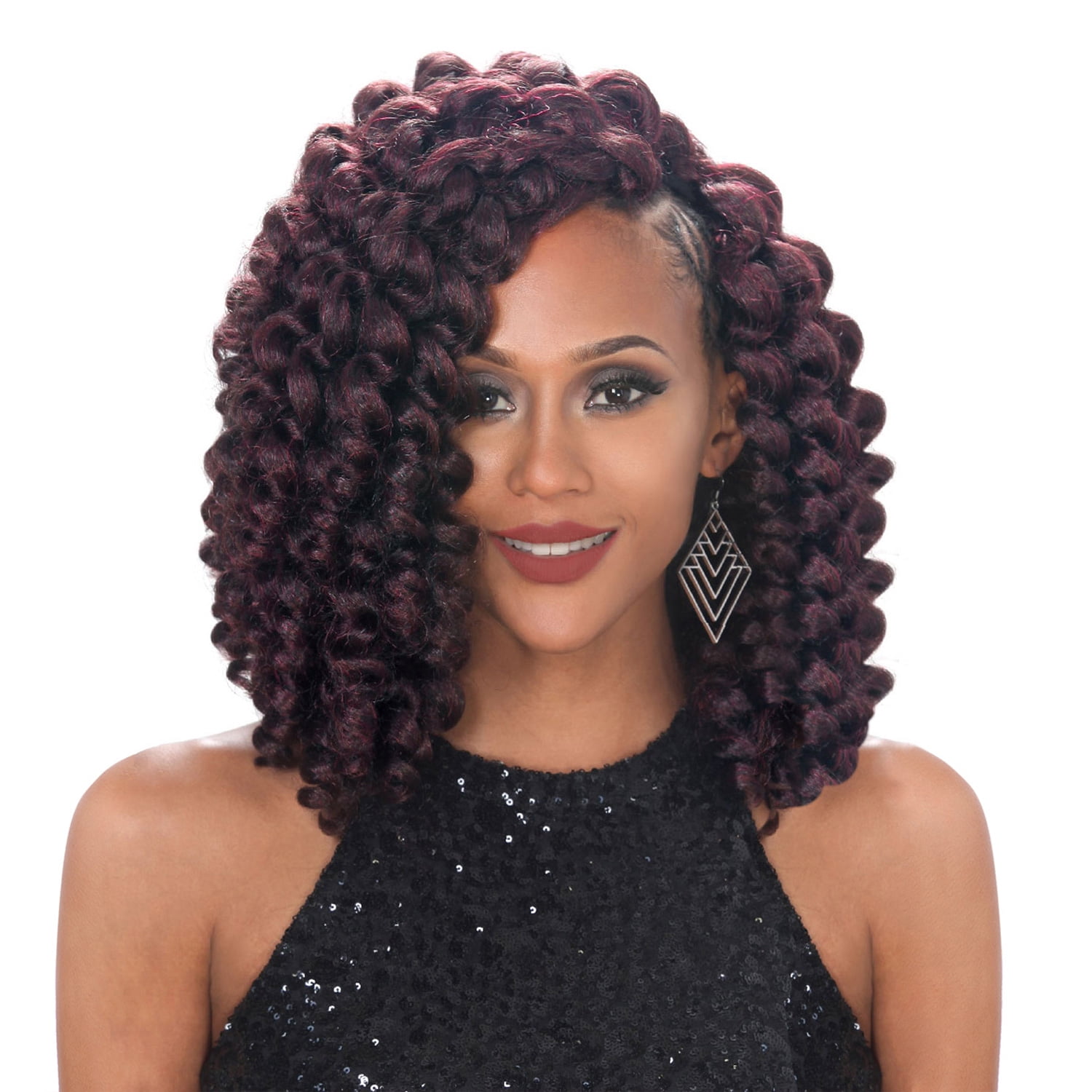Zury Synthetic Hair Crochet Braids V8.9.10 Rod Set (1Pack Enough) (FS1B ...