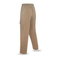 thumbnail image 1 of Zusmen Mens Fleece Cargo Sweatpants Multi-pocket Loose Casual M-5XL Tall And Big Size(Beige Khaki 3XL), 1 of 5