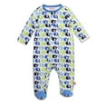 thumbnail image 1 of Zutano Baby Footie Enzo's Elephants, 1 of 1