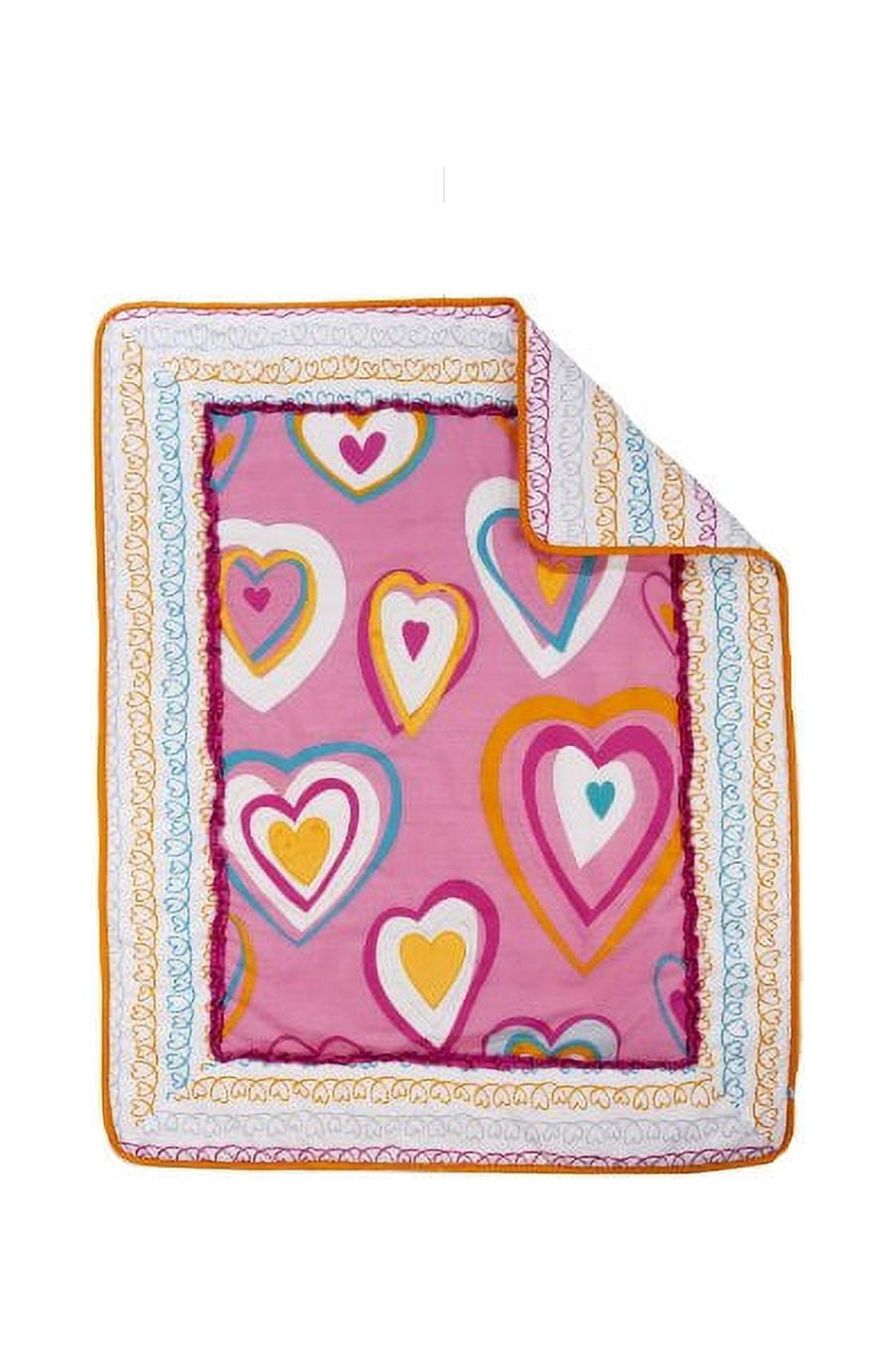Zutano Crib Set, Hearts, 4 Piece (Discontinued by Manufacturer)