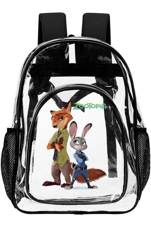 Zutopia Nick Wild Backpack Large Capacity Portable Anime Cute Lightweight Bookbag Outdoor Travel Backpack