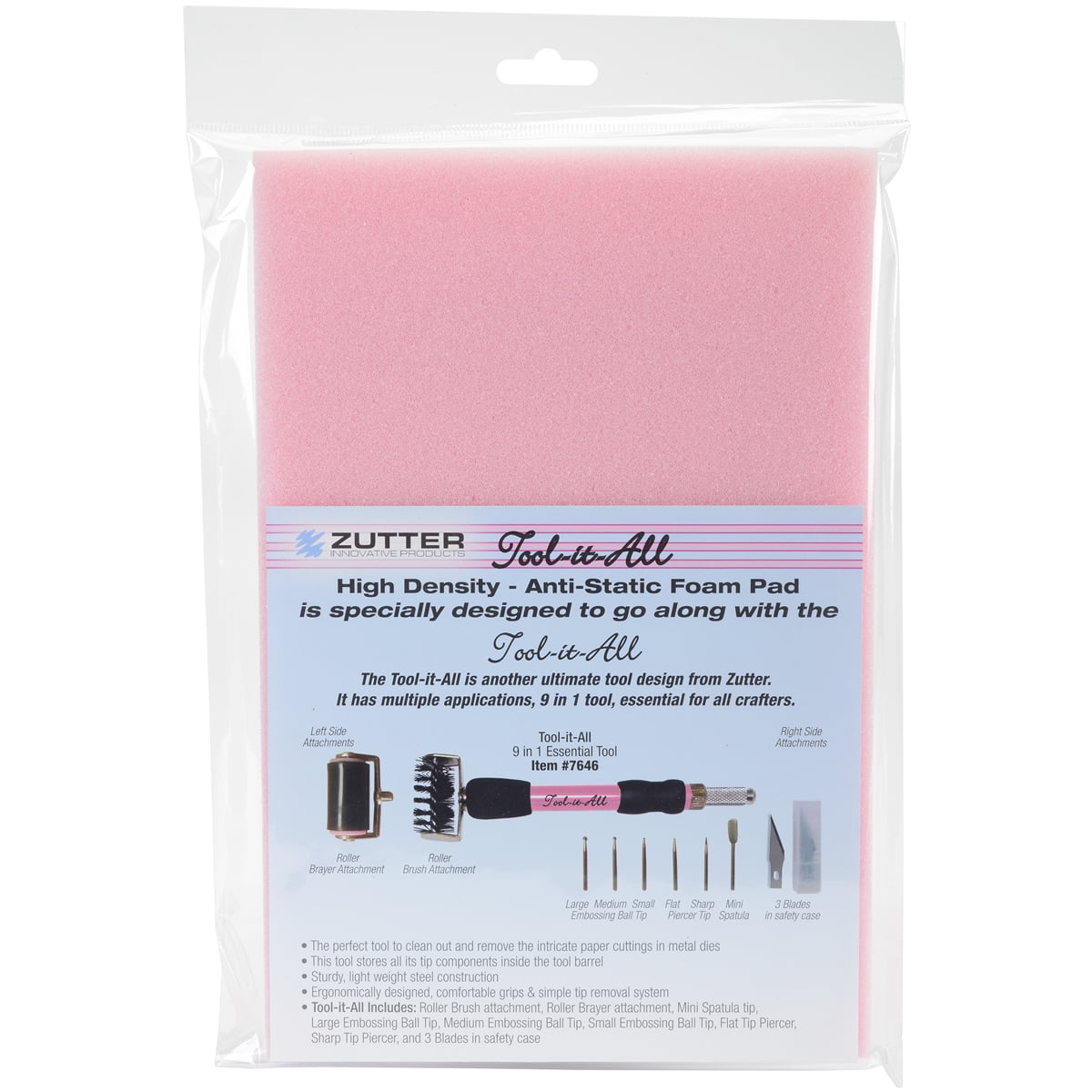 Zutter Tool-It-All Foam Pad-9"X6"
