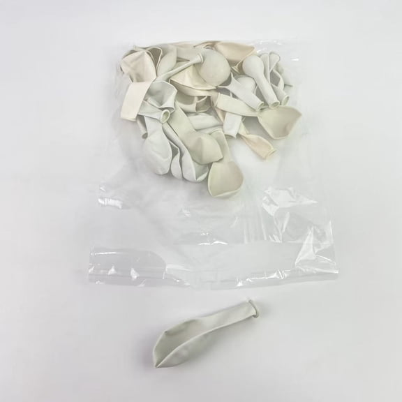 Zuvrikna Party balloons,White Balloons 50 pcs Matte White Latex Balloon Arch Kit Garland for Wedding Bridal Graduation Baby Shower Birthday Party Decorations White