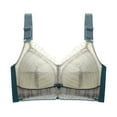 thumbnail image 1 of Zuwimk Bras For Women Full Coverage,Women's Seductive Comfort with Lace Demi Bra Green,34E, 1 of 5