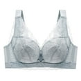 thumbnail image 1 of Zuwimk Bras For Women Push Up,Women's Euphoria Front Close Contour Bra Gray,34D, 1 of 5