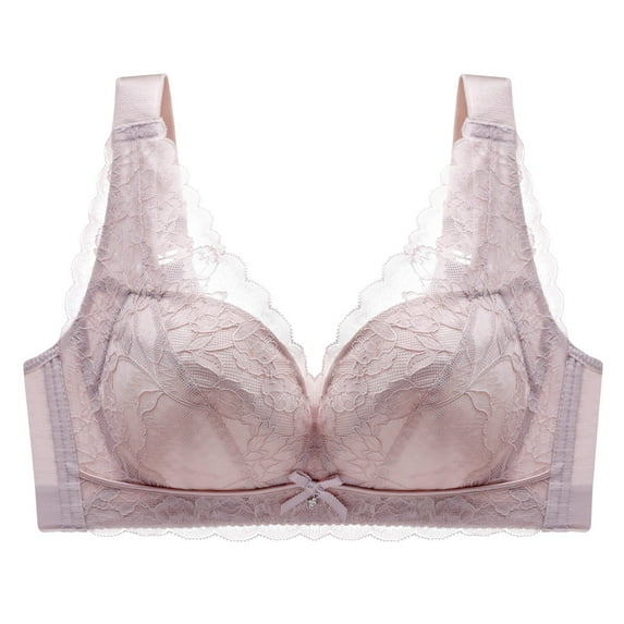 Zuwimk Bras For Women Push Up,Women's Euphoria Front Close Contour Bra Purple,34E