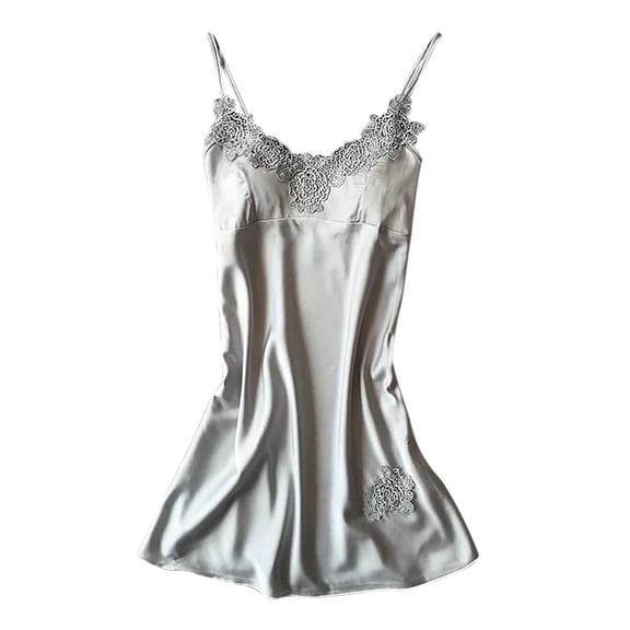 Zuwimk Lingerie For Women,Women Lingerie with Garter Lace Bustier Set with Underwire Negligee Dress (No Stockings)
