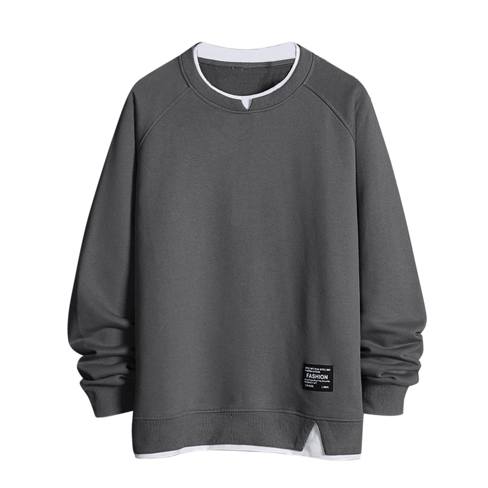 mens nike sweatshirt no hood