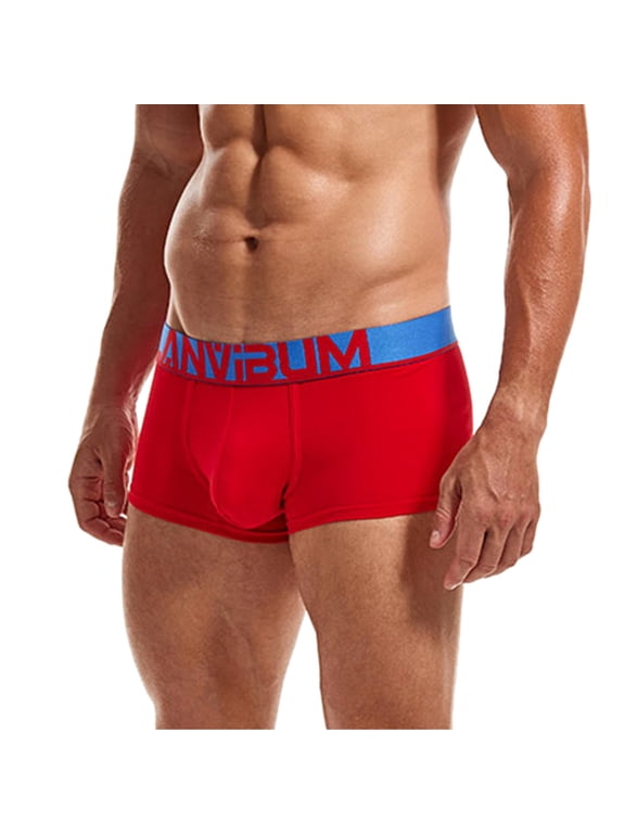 Mens Underwear ,Men's Jockstrap Supporter Jock Strap Cotton Underwear Red,XL