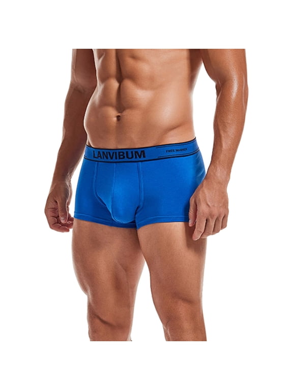 Mens Underwear ,Men's Jockstrap Underwear Supporter Blue,XXL