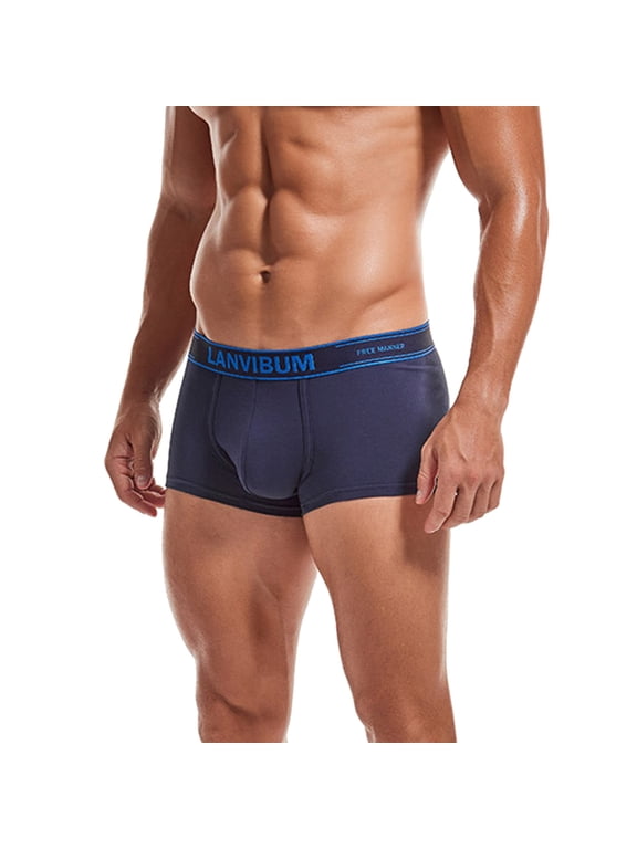 Mens Underwear ,Men's Jockstrap Underwear Supporter Navy,M