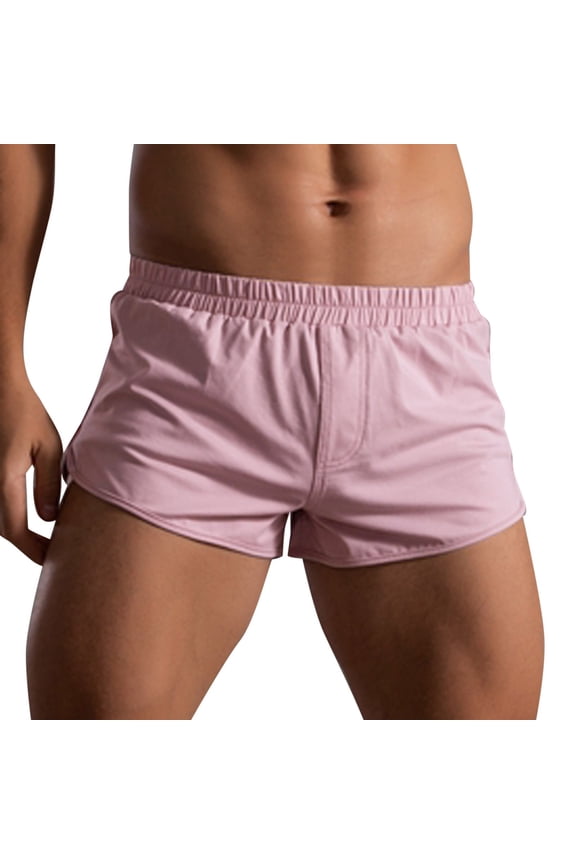 Mens Underwear Thong,Men's Thong Men's Comfort Underwear Jockstrap Men's Undie Pink,M