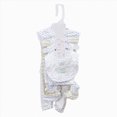 thumbnail image 1 of Zuwimk Newborn Boy Girl Clothes Sets Cotton Long Sleeve Romper Jumpsuits Unisex Outfits With Baby Mittens Hats Gloves 8Piece(A109-Sky Blue), 1 of 6