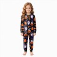 thumbnail image 1 of Zuwimk Toddler Girl Boys Kids Pajamas Halloween Funny Graphic Pjs Long Sleeve Snug fit 2pcs Jammies,Y022-Light Blue, 1 of 9