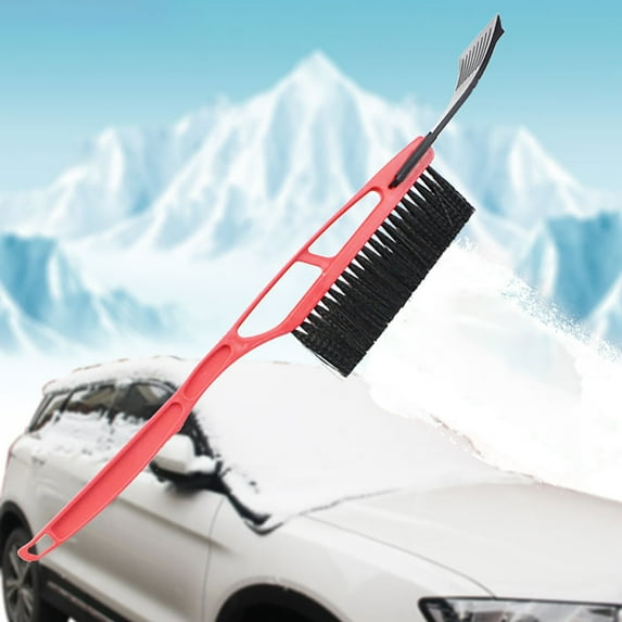 Zuzujense Long Handle Deicing Scraper with Brush - Efficient Snow Shovel Tool,Snow Shovel Brush and Ice Scraper on Clearance,A