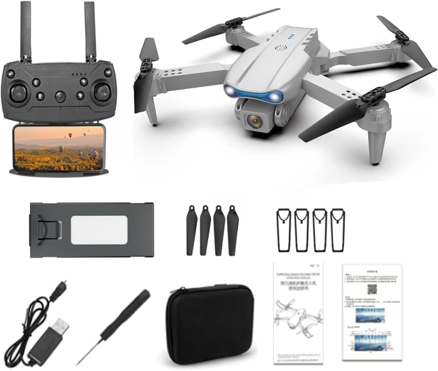 Zv1728Drone2024 Latest Drone With 4K Uhd Camera, Best Drone With