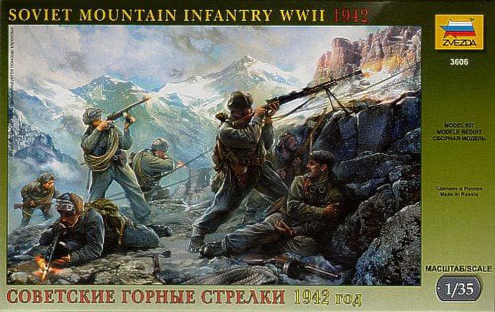 Zvesda 1:35 - Sovietmountain Troops
