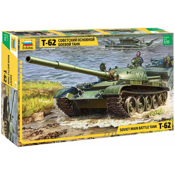 Zvezda 3622 T-62 Soviet Main Battle Tank 1:35 Model Kit