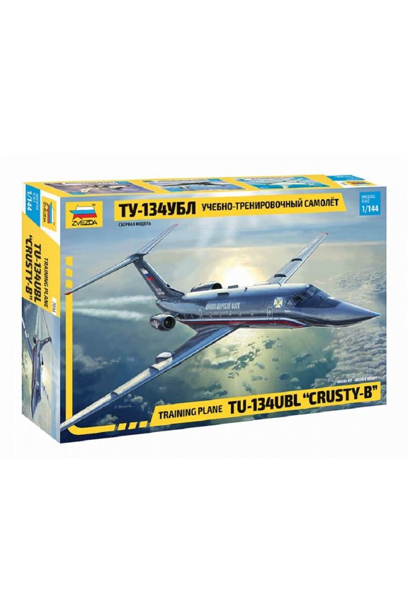 Zvezda 530007036 1:144 Tupolew TU-134 UBL Training Tarpaulin, Model, Plastic Construction, Asse