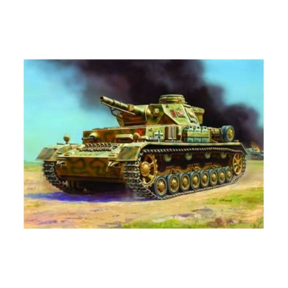 Zvezda #6151 1/100 Scale Unpainted Figure - German Medium Tank PZ-IV AUSF.D