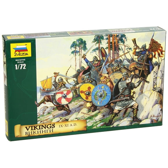 Zvezda 8046 - Vikings - Plastic Model Soldiers Kit Scale 1/72 1" 41 Soldiers
