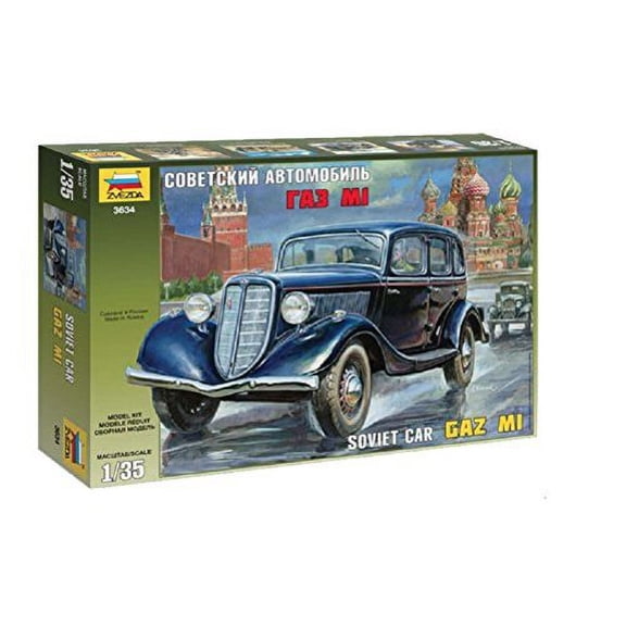 Zvezda Models 1/35 Soviet Car Gaz MI Model Kit
