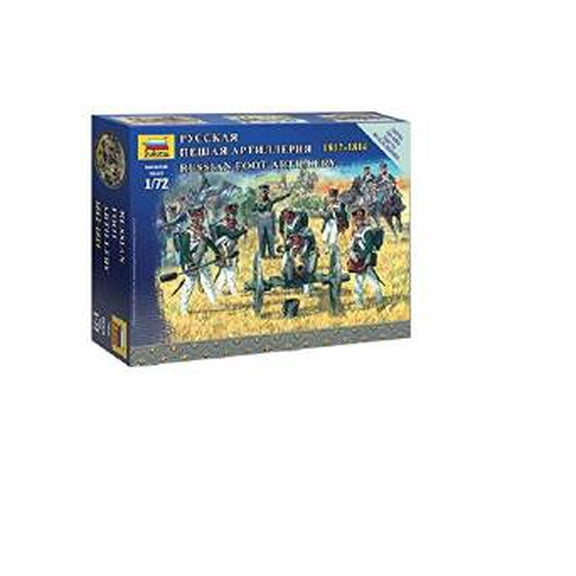Zvezda Models 1/72 Russian Foot Artillery Napoleonic Wars Model Kit