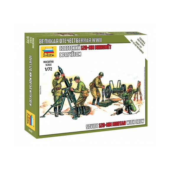 Zvezda Soviet Mortar Crew New
