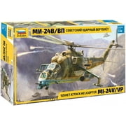 Zvezda ZV4823 148 MIL Mi-24V/VP HIND Combat Helicopter, Model, Plastic Kit for Assembly, Detailed Replica