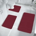 thumbnail image 1 of Zvmxot Bathroom Rugs Bathroom Non-slip Absorbent Foor Mat 3 Set Door Mats Bedroom Door Mats Household Carpet Bathroom Door Mats,, 1 of 8