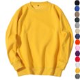 thumbnail image 1 of Zvmxot Crew Neck Fleece Sweatshirts for Men Pullover Lightweight Sweat Shirts Casual Warm Athletic Workout Tops, 1 of 3