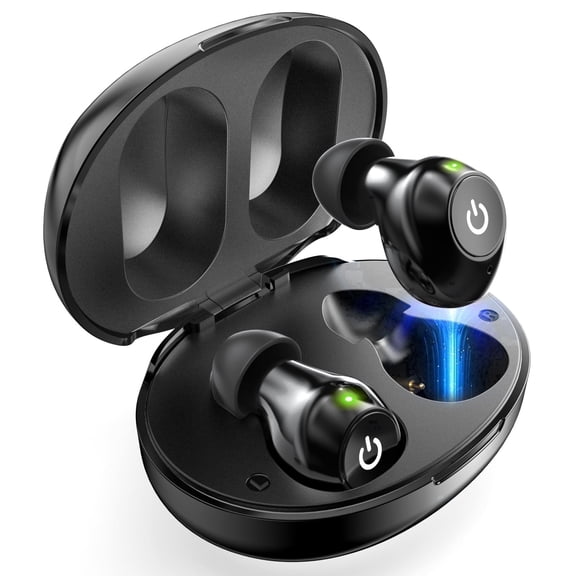Zvous Rechargeable OTC Hearing Aids for Seniors and Adults,Wireless Noise Reduction,Invisible and Comfortable Design,30H battery life(BLACK)