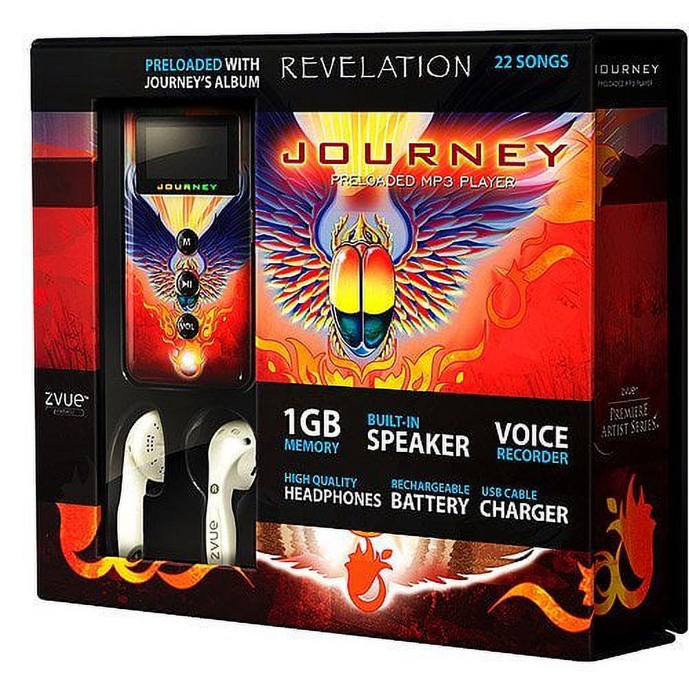 Zvue 50909 Journey Revelation ( 1 GB ) Digital Media Player - Red