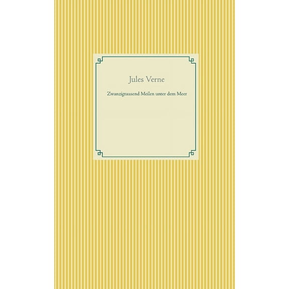 Zwanzigtausend Meilen unter dem Meer, (Paperback)