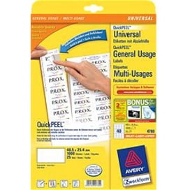 Zweckform QuickPEEL 4780 Universal Label