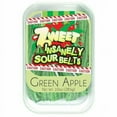 thumbnail image 1 of Zweet Sour Belts, EXTREME SOUR Chewy Candy Strips, Green Apple, 10oz Pack of 1, 1 of 8