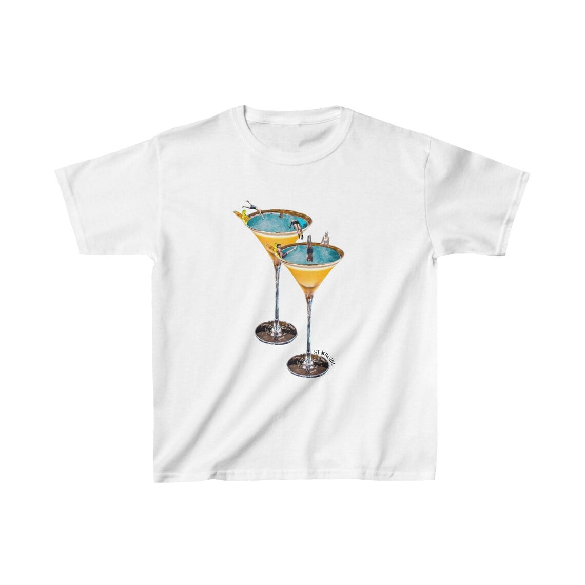 Zwei Martinis bitte Baby Tee martini, cropped, 2000s Cropped T