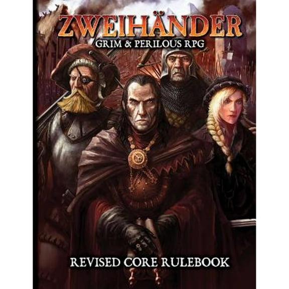 Pre-Owned Zweihander Rpg: Revised Core Rulebook (Hardcover 9781524851668) by Daniel D Fox