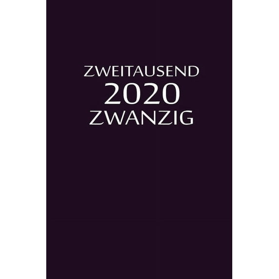 zweitausend zwanzig 2020: Wochenplaner 2020 A5 Flieder, (Paperback)