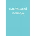 thumbnail image 1 of zweitausendzwanzig: Buchkalender 2020 A5 Blau, (Paperback), 1 of 1