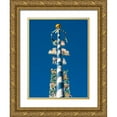 thumbnail image 1 of Zwick, Martin 12x14 Gold Ornate Wood Framed with Double Matting Museum Art Print Titled - Traditional Bavarian maypole (Maibaum) Village Schliersee in the Bavarian Alps-Bavaria-Germany, 1 of 4