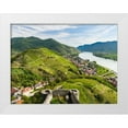 thumbnail image 1 of Zwick, Martin 14x12 White Modern Wood Framed Museum Art Print Titled - Castle ruin Hinterhaus-Historic village Spitz-UNESCO World Heritage Site-Lower Austria, 1 of 4