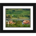 thumbnail image 1 of Zwick, Martin 18x15 Black Ornate Wood Framed with Double Matting Museum Art Print Titled - View over historic village Spit-Hofarnsdorf-UNESCO World Heritage Site-Lower Austria, 1 of 4