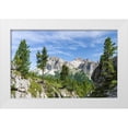 thumbnail image 1 of Zwick, Martin 32x22 White Modern Wood Framed Museum Art Print Titled - Dolomites at Falzarego mountain pass-Lagazuoi-Fanes and Monte Cavallo, 1 of 4
