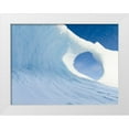 thumbnail image 1 of Zwick, Martin 32x25 White Modern Wood Framed Museum Art Print Titled - Iceberg frozen into the sea ice of the Uummannaq fjord system during winter-Greenland-Danish Territ, 1 of 4